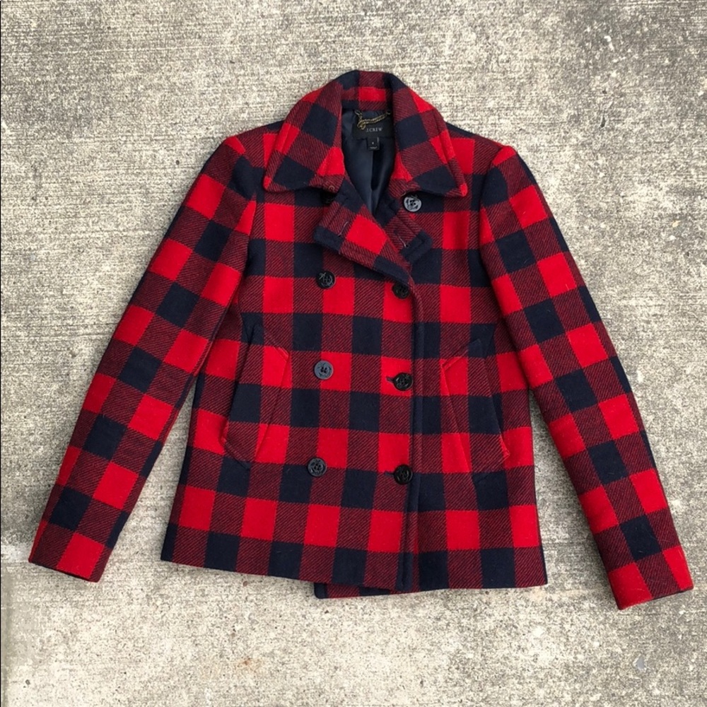 💕JCrew Buffalo Jacket Size 0
